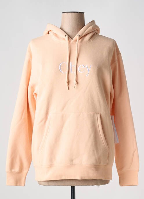 Hanorac cu glugă roz OBEY femeie