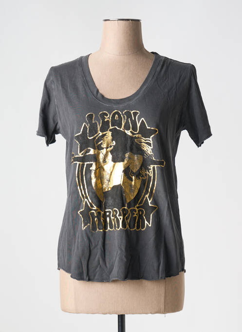 Tricou gri LEON & HARPER femeie