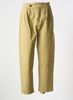 Pantalon drept bej LEON & HARPER femeie