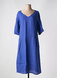 Rochie midi mâneci 3/4 mâneci 3/4 albastru AGATHE & LOUISE femeie