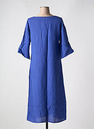Rochie midi mâneci 3/4 mâneci 3/4 albastru AGATHE & LOUISE femeie