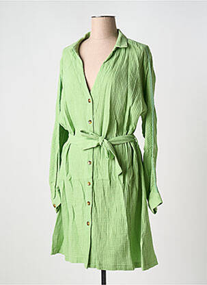 Rochie midi mâneci lungi mâneci lungi verde LEE COOPER femeie