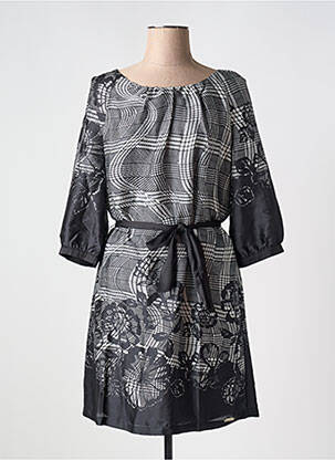 Rochie scurtă mâneci 3/4 mâneci 3/4 negru JUS D'ORANGE femeie