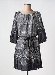 Rochie scurtă mâneci 3/4 mâneci 3/4 negru JUS D'ORANGE femeie