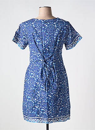 Rochie scurtă mâneci scurte mâneci scurte albastru AGATHE & LOUISE femeie
