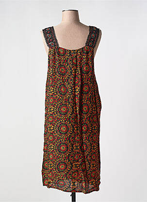 Rochie midi croială fluidă bretele subțiri negru AGATHE & LOUISE femeie
