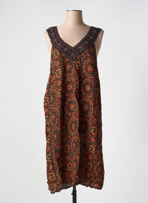 Rochie midi croială fluidă bretele subțiri negru AGATHE & LOUISE femme