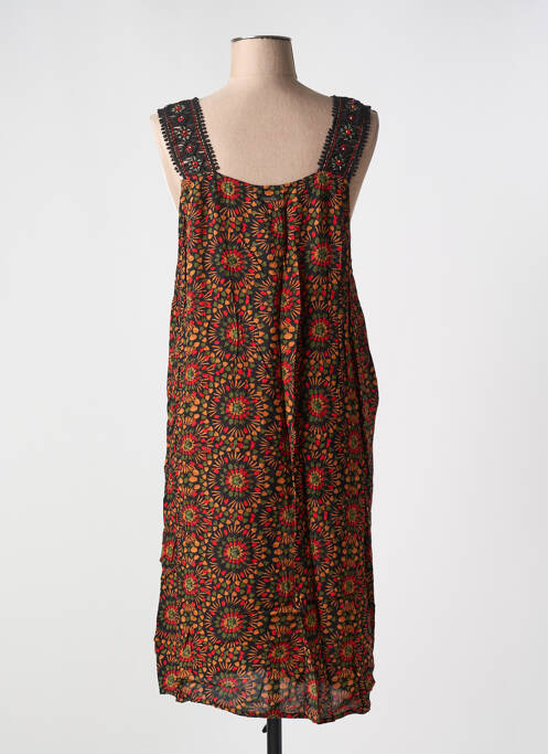 Rochie midi croială fluidă bretele subțiri negru AGATHE & LOUISE femme