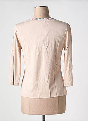 Tricou mâneci 3/4 mâneci 3/4 bej SOIE POUR SOI femeie