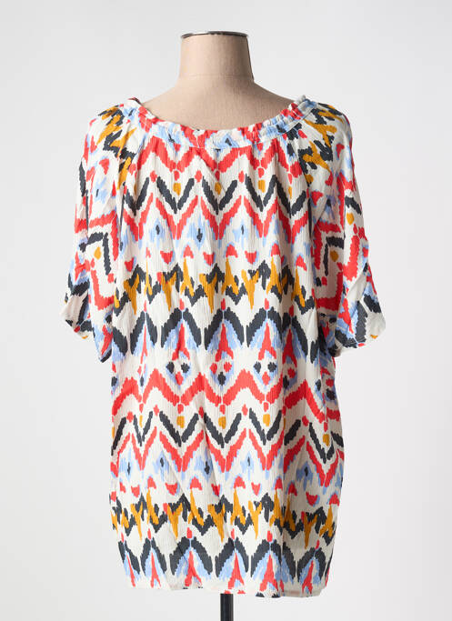 Tunică mâneci scurte roșu ÉTYMOLOGIE femeie