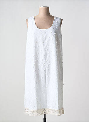 Rochie midi fără mâneci fără mâneci alb AGATHE & LOUISE femeie