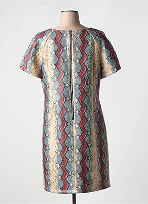 Rochie midi mâneci scurte mâneci scurte bej JUS D'ORANGE femeie