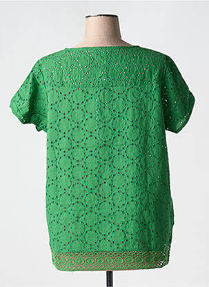 Top mâneci scurte mâneci scurte verde AGATHE & LOUISE femeie