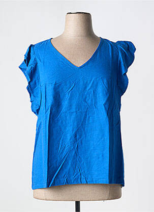 Bluză albastru ÉTYMOLOGIE femeie