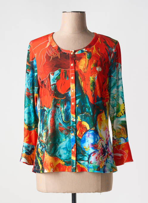 Vestă cu mâneci lungi portocaliu BLEU D'AZUR femeie