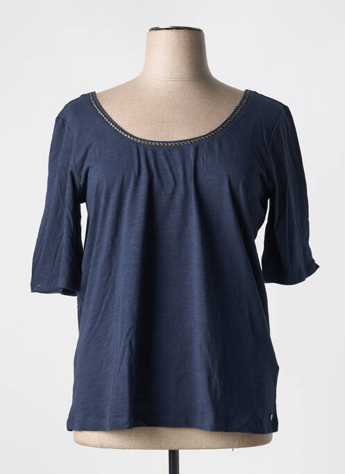 Tricou albastru ÉTYMOLOGIE femeie