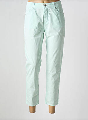 Pantalon 7/8 țesătură poplin mărime normală verde LEE COOPER femeie