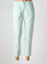 Pantalon 7/8 țesătură poplin mărime normală verde LEE COOPER femme