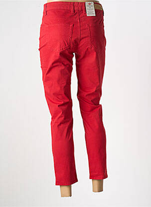 Pantalon 7/8 țesătură poplin mărime normală roșu LEE COOPER femeie
