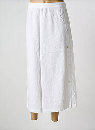 Fustă lungă alb ÉTYMOLOGIE femeie