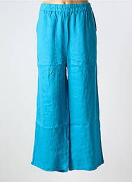Pantalon drept talie elastică mărime normală albastru AGATHE & LOUISE femme