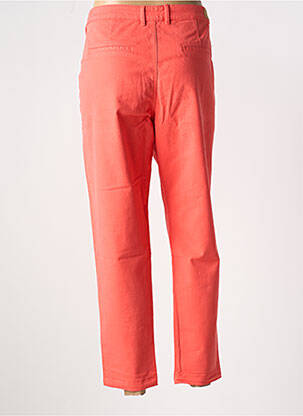 Pantalon chino țesătură poplin mărime normală portocalie LEE COOPER femeie