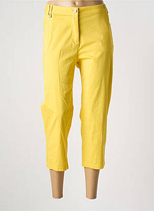 Pantalon trei sferturi galben AGATHE & LOUISE femeie