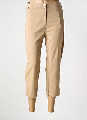 Pantalon trei sferturi bej AGATHE & LOUISE femeie