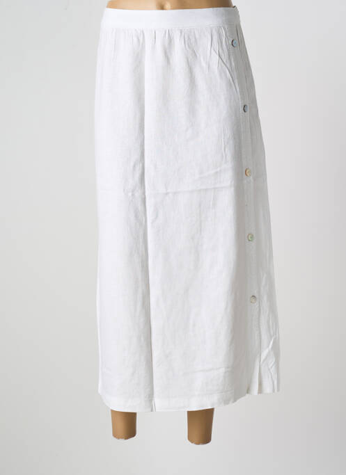 Fustă lungă alb ÉTYMOLOGIE femeie