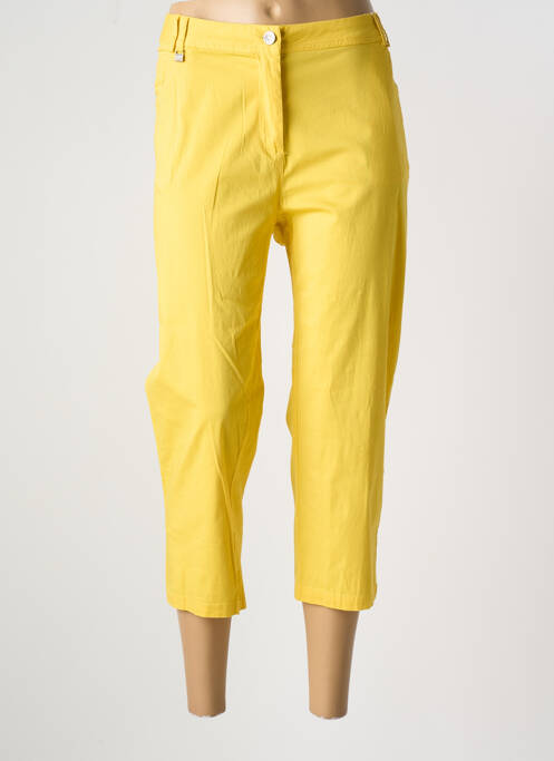 Pantalon trei sferturi galben AGATHE & LOUISE femeie