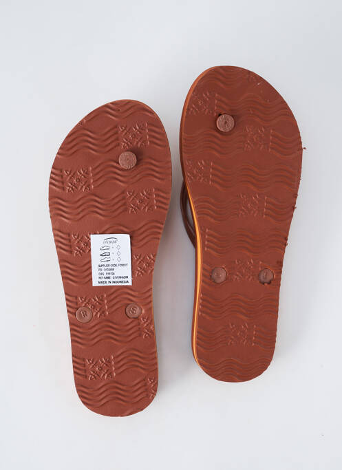 Șlapi maro OXBOW femeie