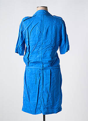 Rochie midi mâneci scurte mâneci scurte albastru COP COPINE femeie