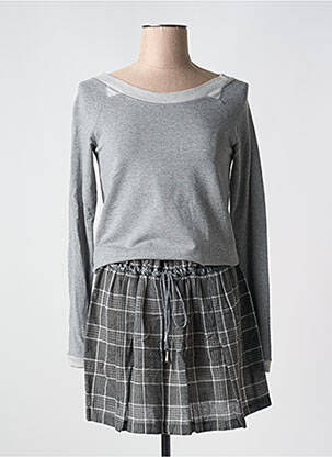 Rochie midi mâneci lungi mâneci lungi gri COP COPINE femeie