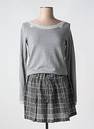 Rochie midi mâneci lungi mâneci lungi gri COP COPINE femeie