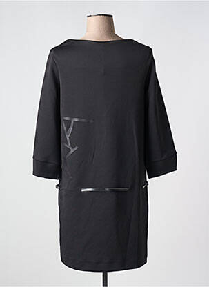Rochie scurtă mâneci 3/4 mâneci 3/4 negru COP COPINE femeie