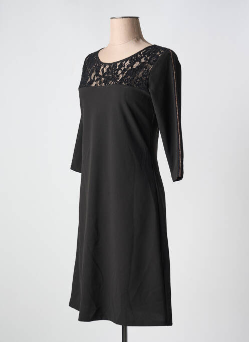 Rochie midi negru LILI & CAROLINE femeie