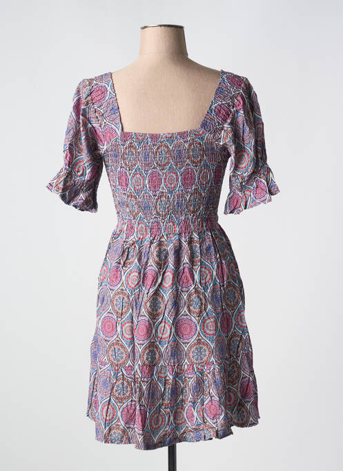 Rochie scurtă violet MADE IN ITALY femeie