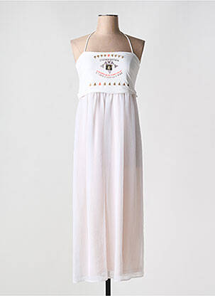 Rochie midi fără mâneci fără mâneci alb COP COPINE femeie