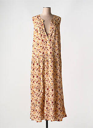 Rochie lungă maro CAROLL femeie