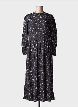 Rochie lungă mâneci lungi mâneci lungi negru MSCH COPENHAGEN femeie