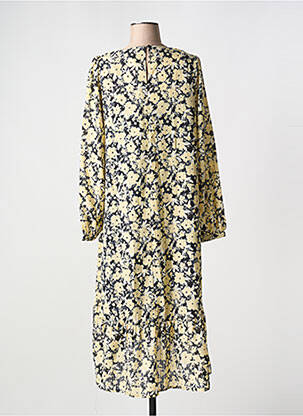 Rochie lungă mâneci lungi mâneci lungi galben MSCH COPENHAGEN femeie