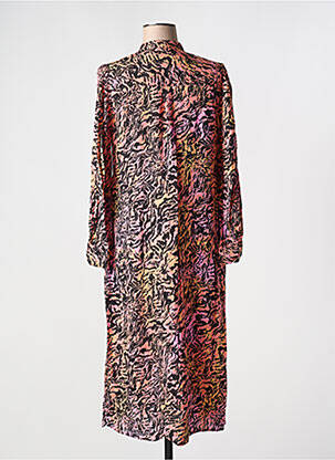 Rochie lungă mâneci lungi mâneci lungi roz B.YOUNG femeie