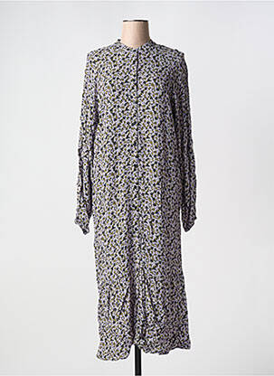 Rochie scurtă croială fluidă mâneci lungi negru ICHI femeie