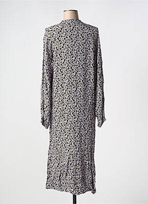 Rochie scurtă croială fluidă mâneci lungi negru ICHI femeie