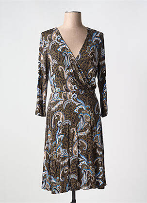 Rochie midi maro FRANSA femeie