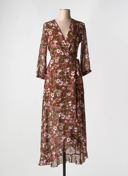 Rochie lungă maro LA PETITE ETOILE femeie