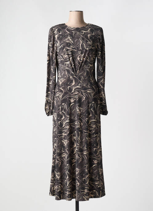 Rochie lungă gri ICHI femeie