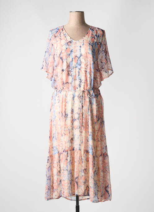 Rochie lungă roz FRANSA femeie