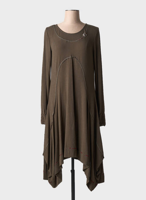 Rochie midi verde DECA femeie