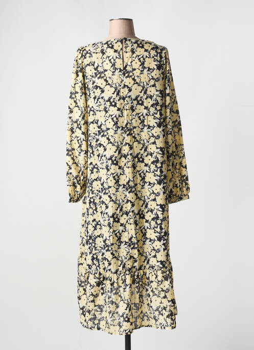 Rochie lungă galben MSCH COPENHAGEN femeie